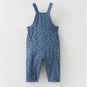 Zara polka dot overalls